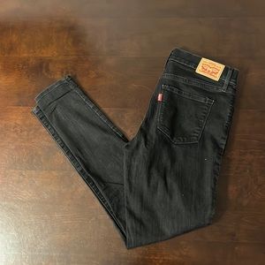 LEVIS Black Skinny Jeans- 28x28